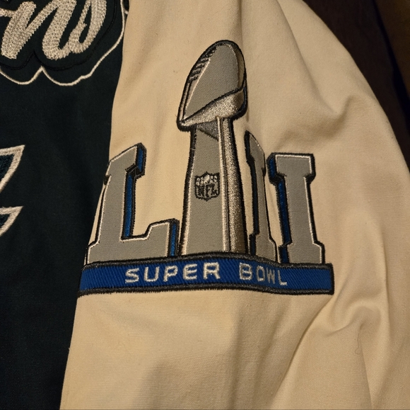 100% AUTHENTIC PHILA. EAGLES CHAMPIONSHIP JACKET - Picture 5 of 11
